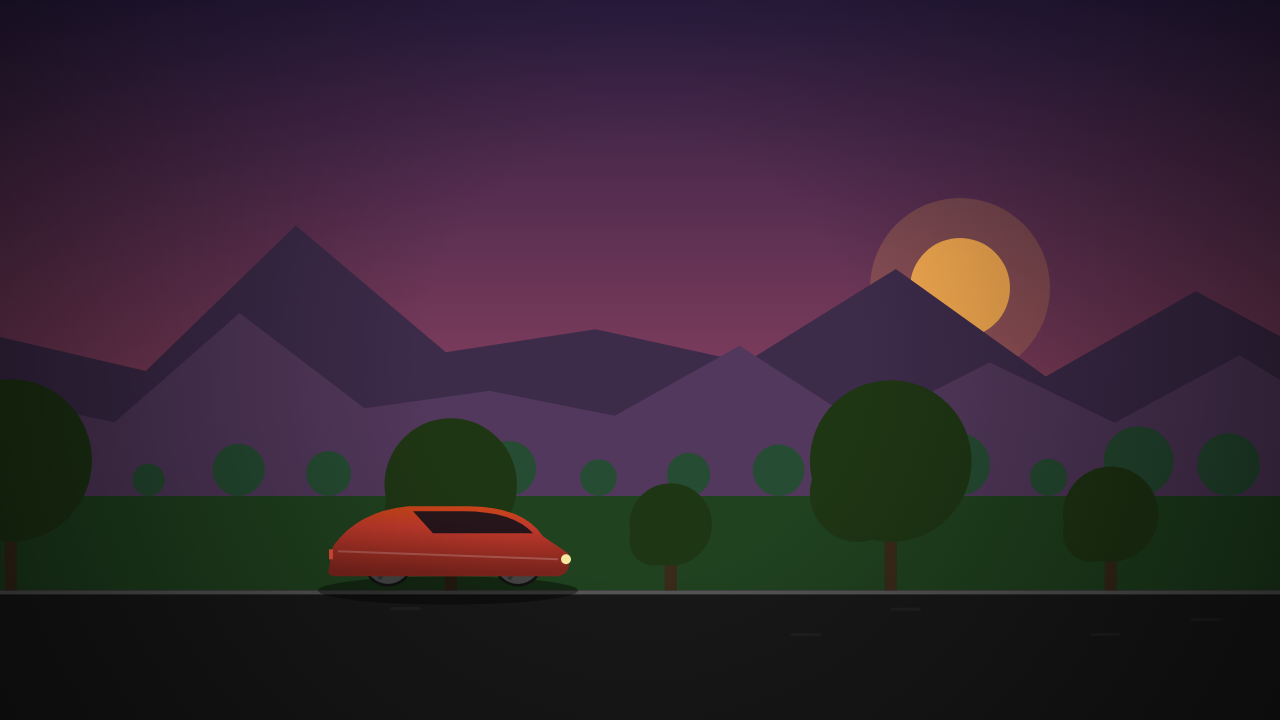 layer-shed 0.07 with miss-shed 0.93: simpler but coherent mountain scene
